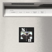 2025 Abschluss Typografie Fett Foto Magnet (In Situ (Geschirrspüler))