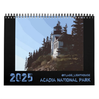 2025 AKADIA NATIONAL PARK CALENDAR KALENDER