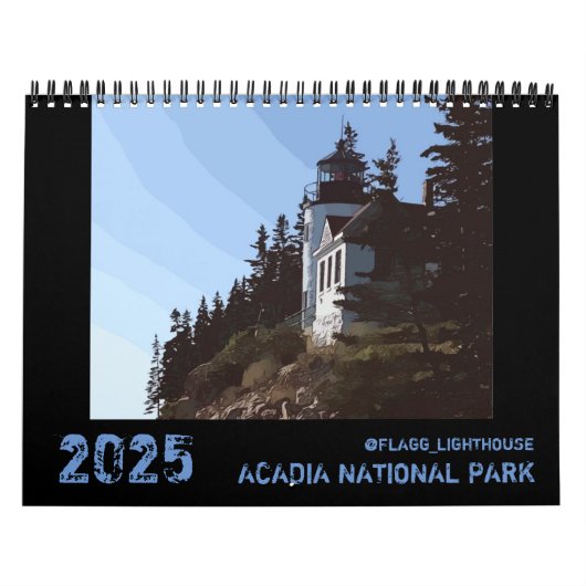 2025 AKADIA NATIONAL PARK CALENDAR KALENDER (Titelbild)