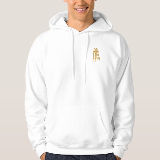 2025 Alpha Phi Red Dress Gala Hoodie (Vorderseite)