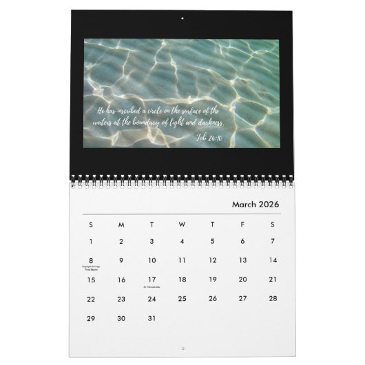 2025 Alte Gewässer: Eine biblische Reise Ch. 1 Kalender (Mär 2026)