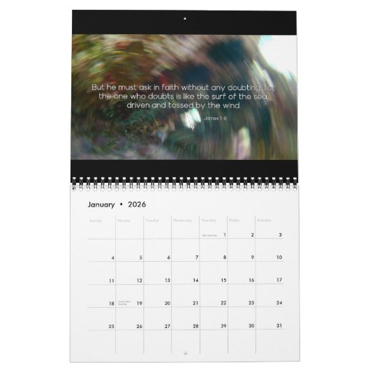 2025 Alte Gewässer: Eine biblische Reise Ch. 3 Kalender (Jan 2026)