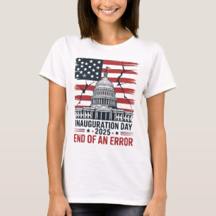 2025 Amtseinführung – Ende eines Irrtums USA-Flagg T-Shirt