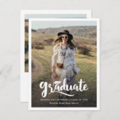 2025 Ankündigung von Abschluss Foto (Vorne/Hinten)