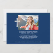 2025 Ankündigung von Christlich Blue Abschluss Fot (Rückseite)