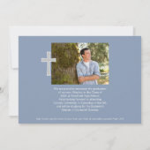 2025 Ankündigung von Christlich Blue Abschluss Fot (Rückseite)