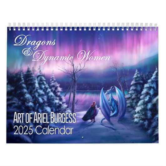 2025 Art of Ariel Burgess Calendar Kalender (Titelbild)