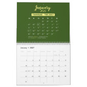 2025 Äthiopischer und Gregorianischer Kalender Lan (Jan 2027)
