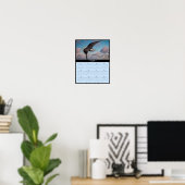 2025 Bald-Adlermauer-Kalender-Poster Poster (Heimbüro)