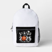 2025 Basketball-Spieler -Klasse 2025- Abschluss Bedruckter Rucksack (Vorderseite)