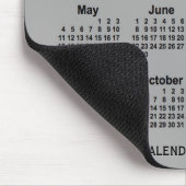 2025 Battleship Gray Calendar von Janz Mouse Pad Mousepad (Ecke)