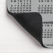2025 Battleship Gray Large Print Calendar von Janz Mousepad (Ecke)