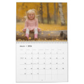 2025 Benutzerdefinierter Foto Bearbeitbarer Text Kalender (Mär 2026)
