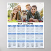 2025 Benutzerdefinierter Fotokalender Poster (Vorne)