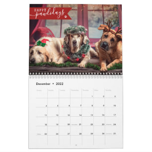 2025 Benutzerdefiniertes Foto 1 Bild pro Monat Nie Kalender