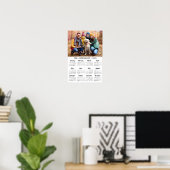2025 Benutzerdefiniertes Foto Einfach Moderner 12- Poster (Heimbüro)