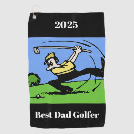 2025 Bester Vater Golfer Golf Handtuch