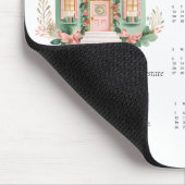 2025 Bezaubernder Kalender des Real Anwesens Mousepad (Ecke)