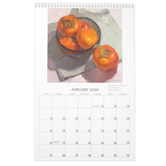 2025: Bilder von Sarah Sedwick Kalender (Jan 2026)