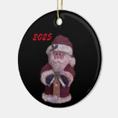 2025 BIRDHOUSE SANTA CHRISTMAS KERAMIK ORNAMENT (Links)