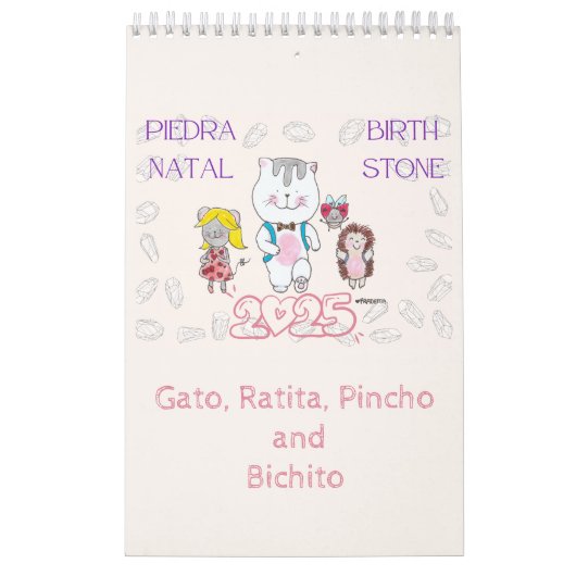 2025 BirthStone Calendario Kalender (Titelbild)