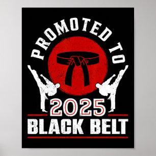 2025 Black Belt Errungenschaft Tang Soo Do Karate  Poster