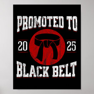 2025 Black Belt Errungenschaft Tang Soo Do Karate Poster