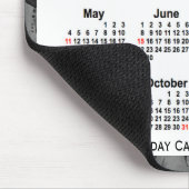 2025 Black Holiday Art Kalender von Janz Mouse Pad Mousepad (Ecke)