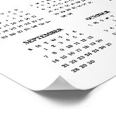 2025 Blauer Jay-Poster-Kalender Poster (Ecke)