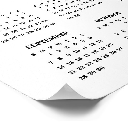 2025 Blauer Jay-Poster-Kalender Poster (Ecke)