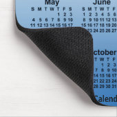 2025 Blauer Kalender verblasst von Janz Mouse Pad Mousepad (Ecke)