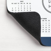 2025 Blue Business Calendar Mouse Pad Mousepad (Ecke)