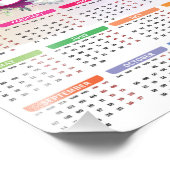 2025 Blume für Wasserfarben Fotodruck (Ecke)