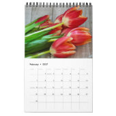 2025 Blume Naher 1-Seiten-Wall-Kalender Kalender (Feb 2027)