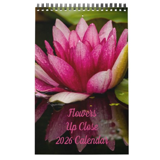 2025 Blume Naher 1-Seiten-Wall-Kalender Kalender (Titelbild)