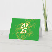 2025 Blumendesign - Green Faltfolie (Vorderseite)