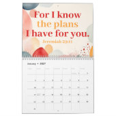 2025 Boho Christliche Bibelversen mit Inspiration Kalender (Jan 2027)