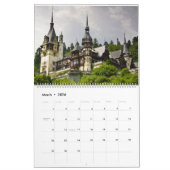 2025 Burgen von Europa Mauer Kalender (Mär 2026)