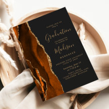 2025 Burnt Orange Agate Dark Abschluss