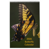 2025 Butterfly One Page Calendar Kalender (Titelbild)