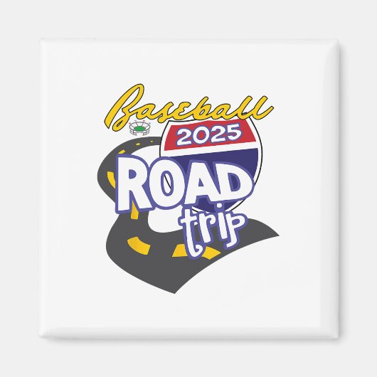 2025 Bysebyll Road Trip Magnet (Vorne)