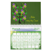 2025 Calendar Cat Kitten Irish Kalender (Mär 2027)