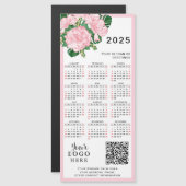 2025 Calendar Custom QR Code Logo Business Magnet (Vorne/Hinten)