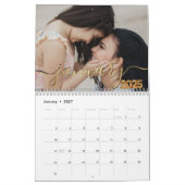 2025 Calendar Elegante Script Family Fotos Kalender (Jan 2027)