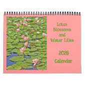 2025 CALENDAR, "LOTUS BLOSSOMS & Water Lilies Kalender (Titelbild)