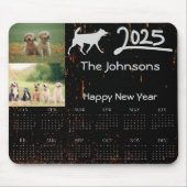 2025 Calendar Magnet Haustier Hund Kid Custom Foto Mousepad (Vorne)