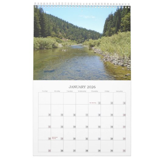 2025 Calendar Richardson Grove Single Sheet Kalender (Jan 2026)