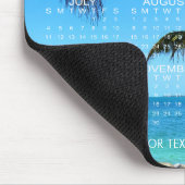 2025 Calendar Tropical Beach oder Ihr Foto & Text Mousepad (Ecke)