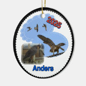 2025 Ceramic Circle Ornament Anders (Links)