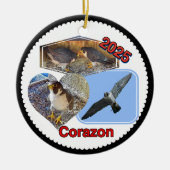 2025 Ceramic Circle Ornament Corazon (Vorne)